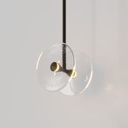 Coral Duo Rod Pendant - Clear gallery detail image