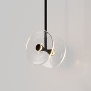 Coral Duo Rod Pendant - Clear gallery detail image
