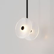 Coral Duo Rod Pendant - Frosted gallery detail image