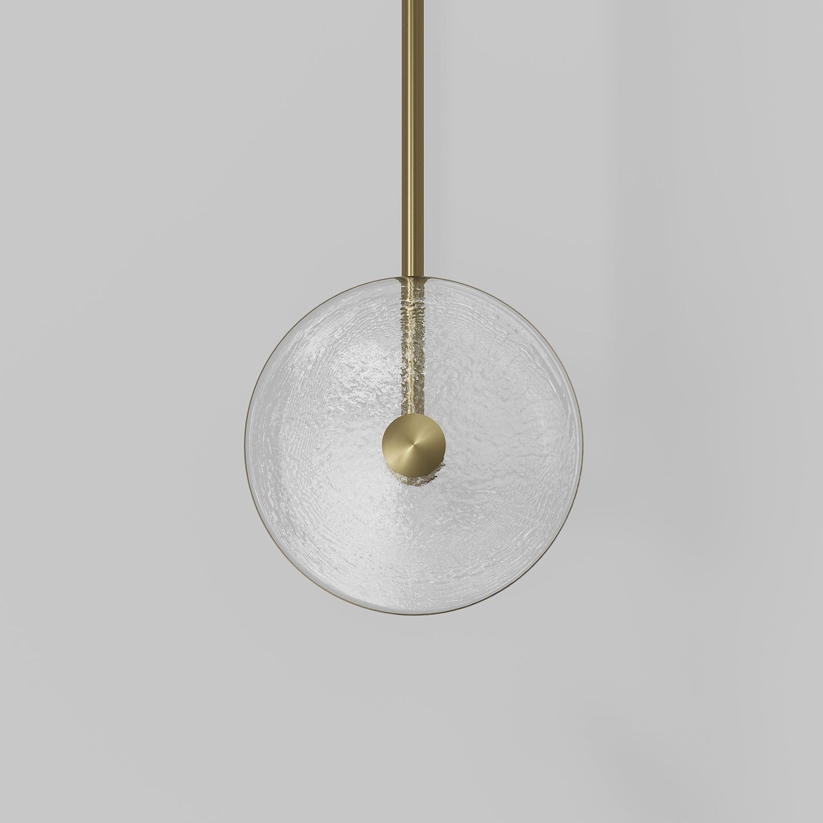 Coral Duo Rod Pendant - Clear gallery detail image