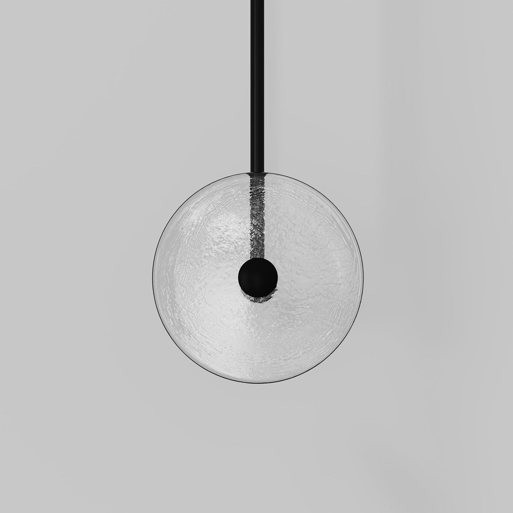 Coral Duo Rod Pendant - Clear gallery detail image