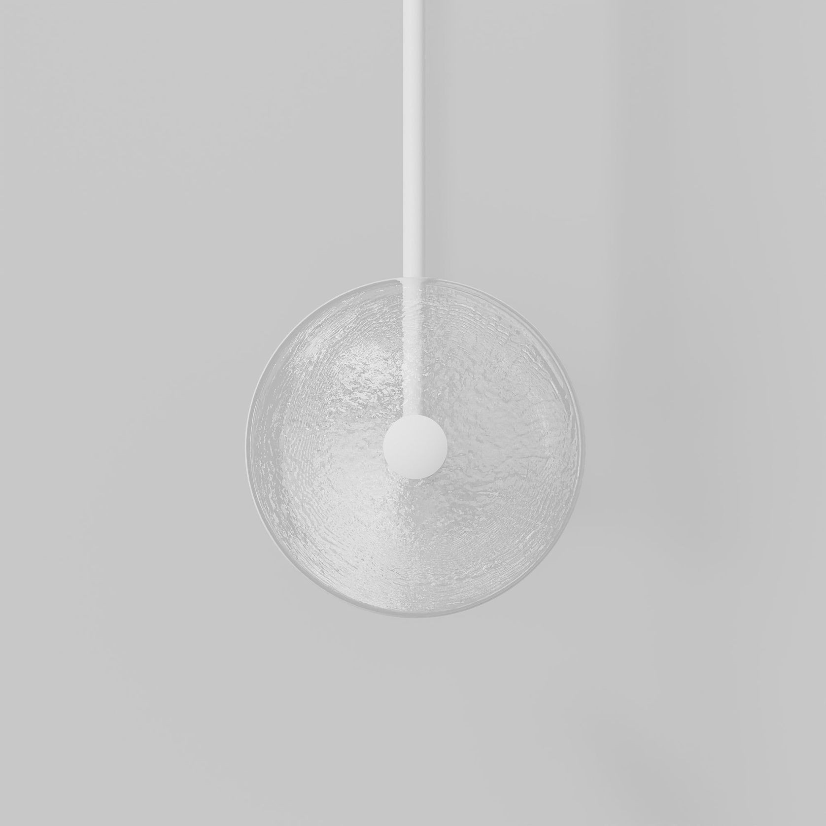 Coral Duo Rod Pendant - Clear gallery detail image