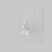 Coral Duo Rod Pendant - Clear gallery detail image