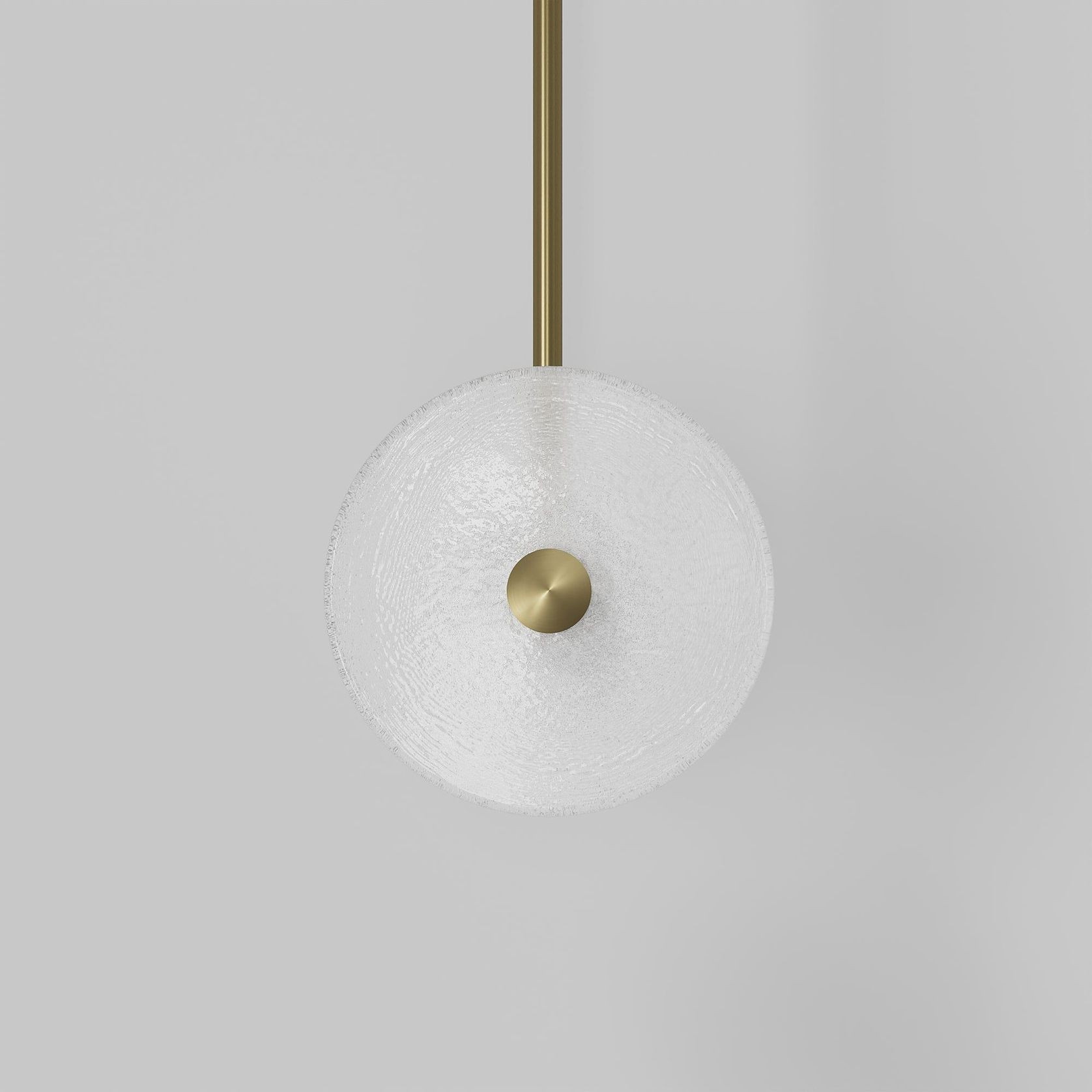 Coral Duo Rod Pendant - Frosted gallery detail image