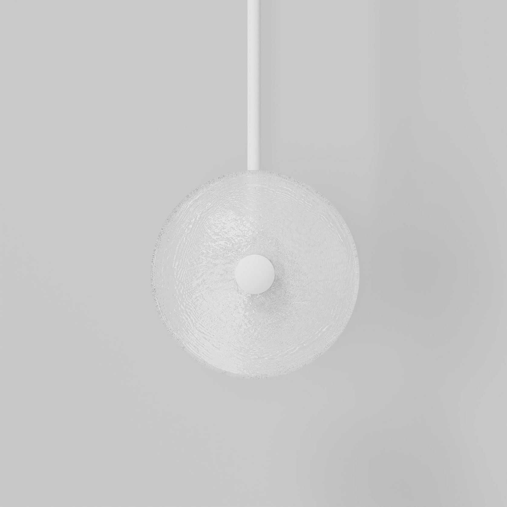 Coral Duo Rod Pendant - Frosted gallery detail image