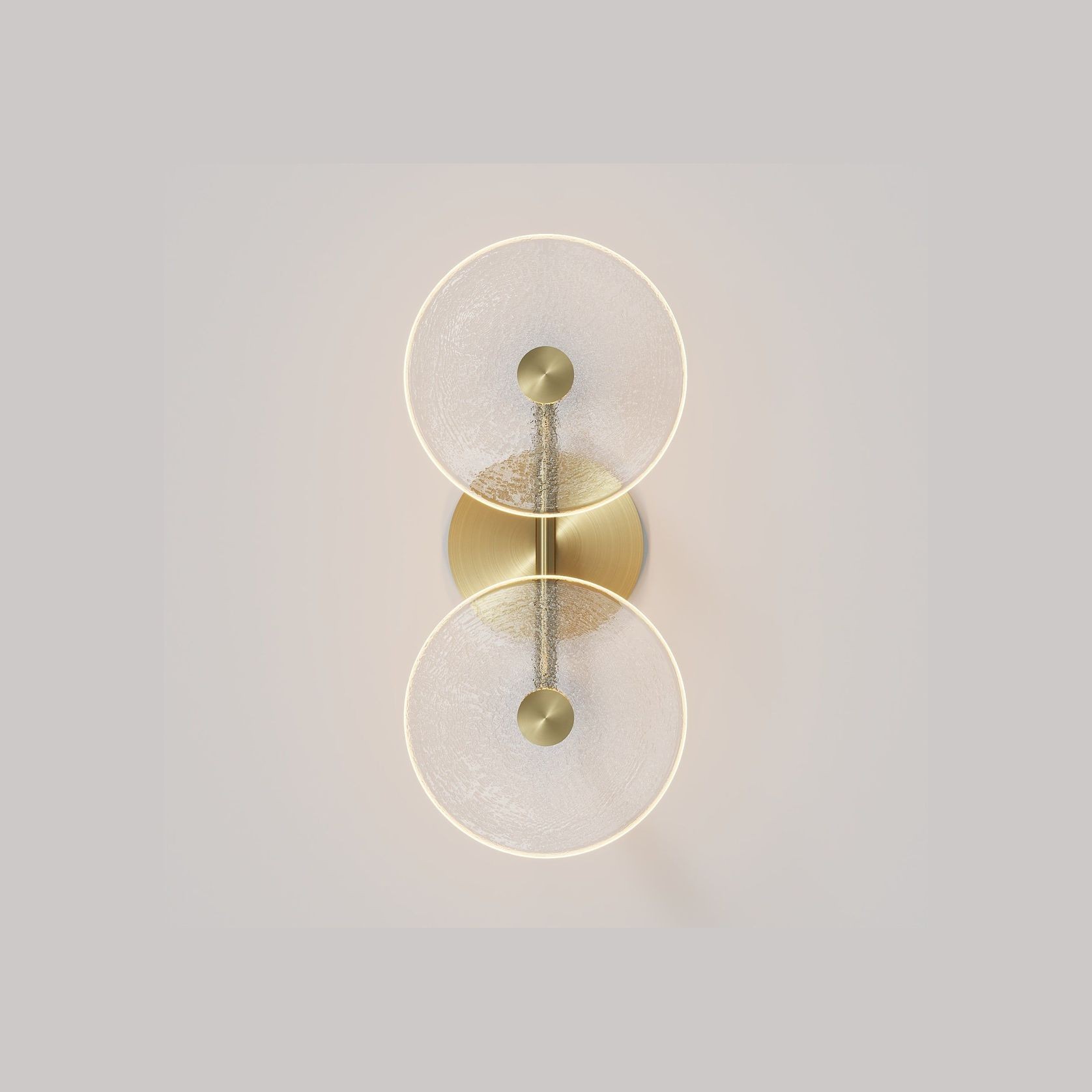Coral Duo Rod Wall Light - (Centered) gallery detail image