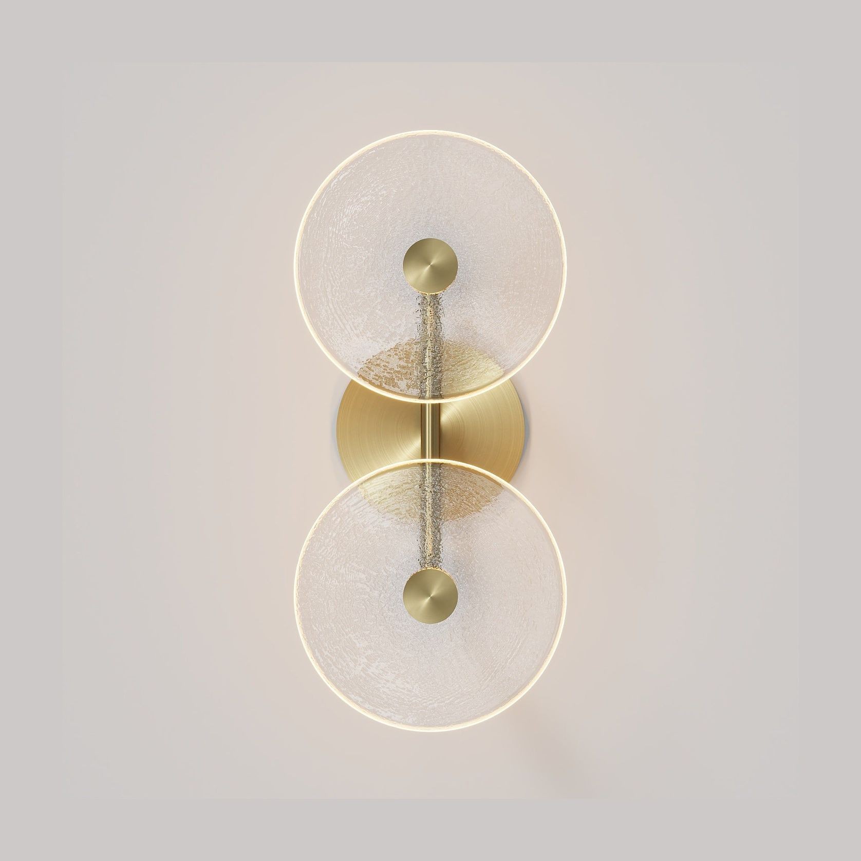 Coral Duo Rod Wall Light - (Centered) gallery detail image