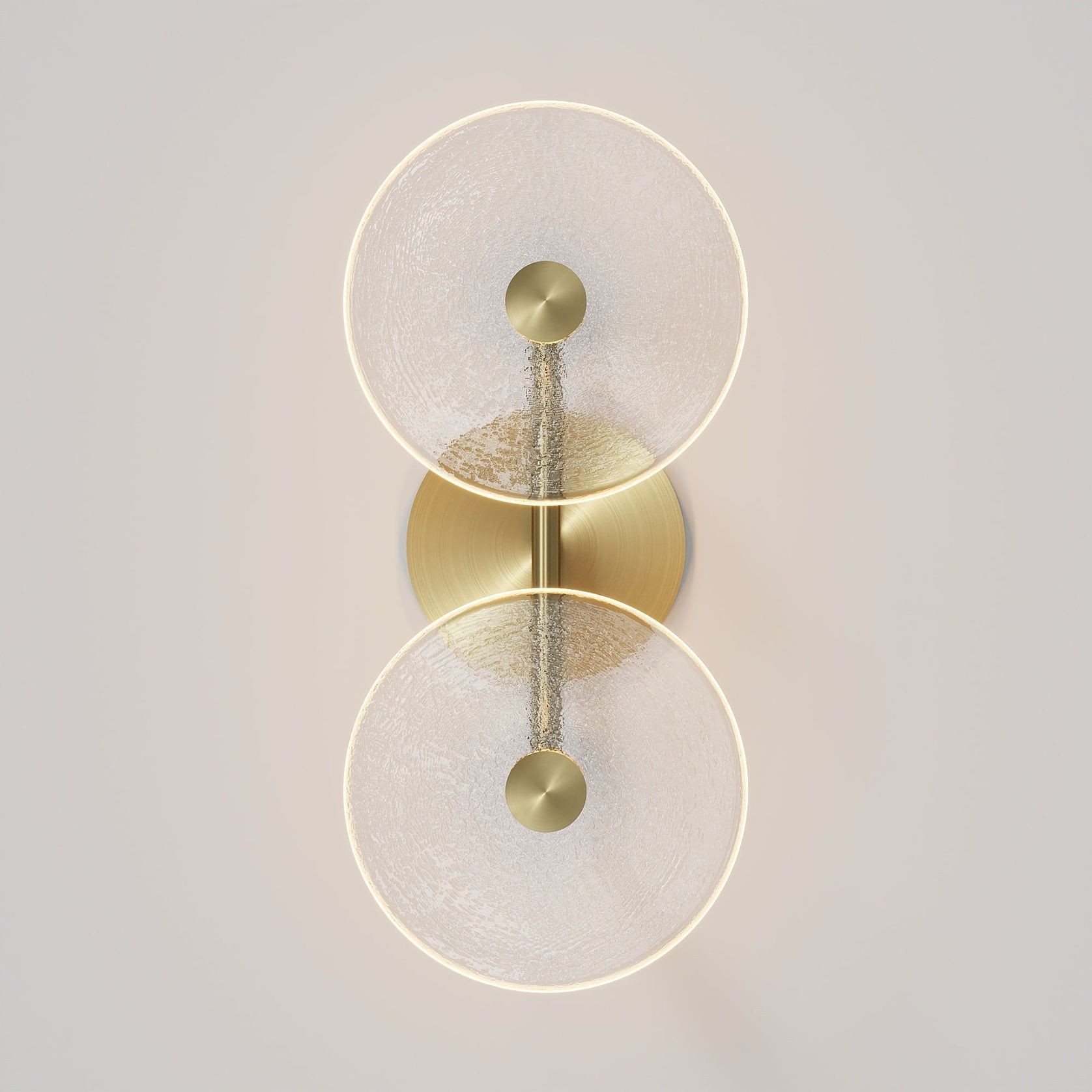 Coral Duo Rod Wall Light - (Centered) gallery detail image