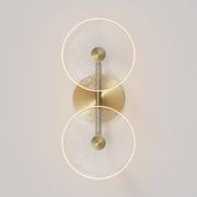 Coral Duo Rod Wall Light - (Centered) gallery detail image