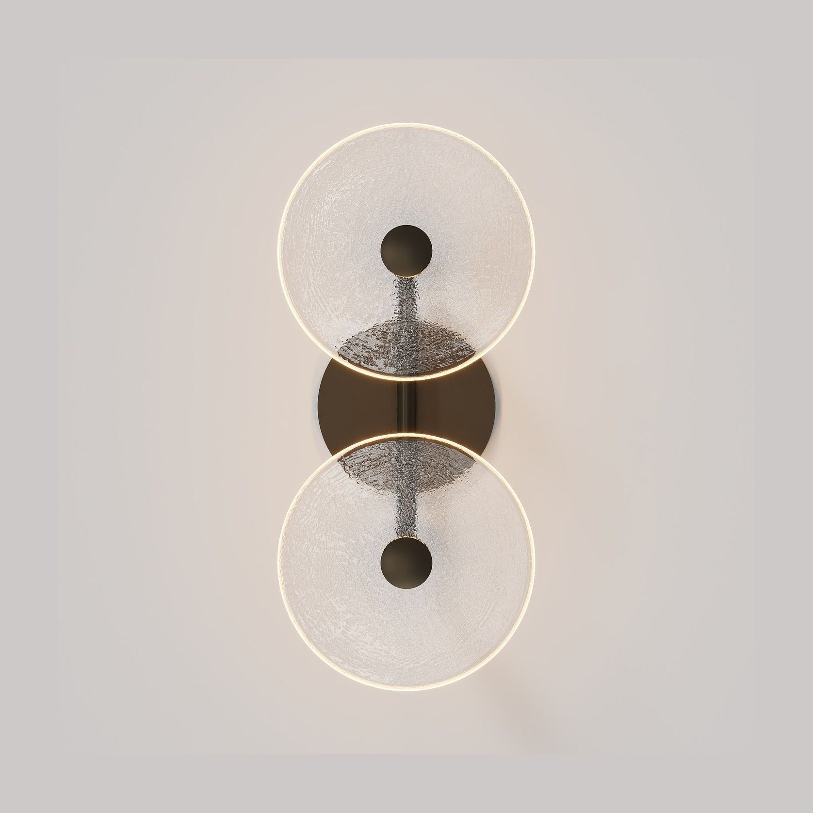 Coral Duo Rod Wall Light - (Centered) gallery detail image
