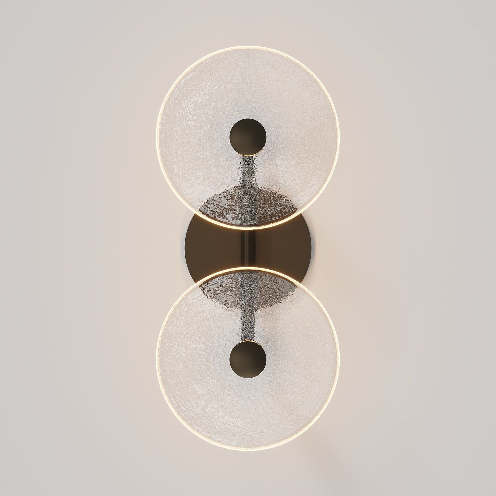 Coral Duo Rod Wall Light - (Centered) gallery detail image