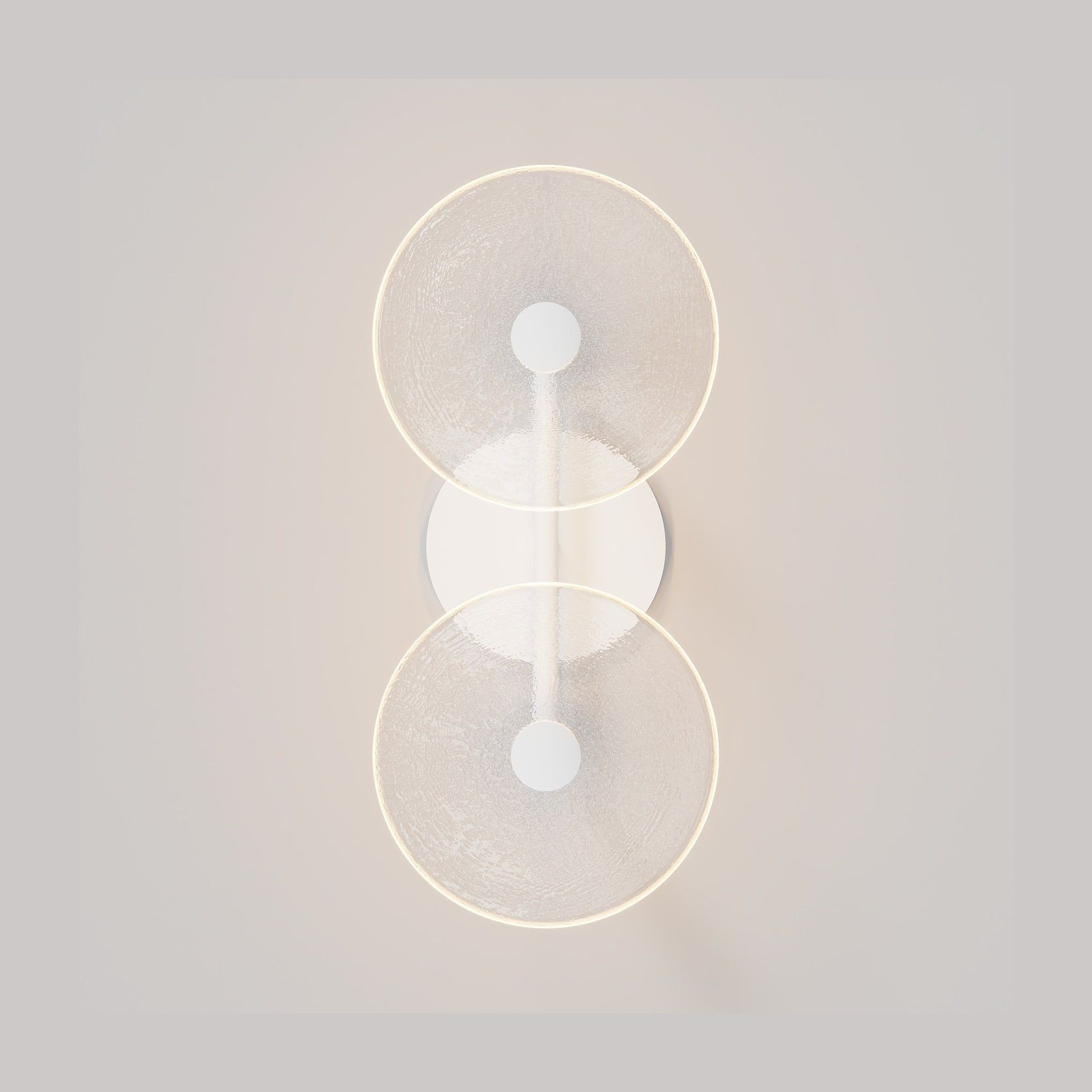 Coral Duo Rod Wall Light - (Centered) gallery detail image