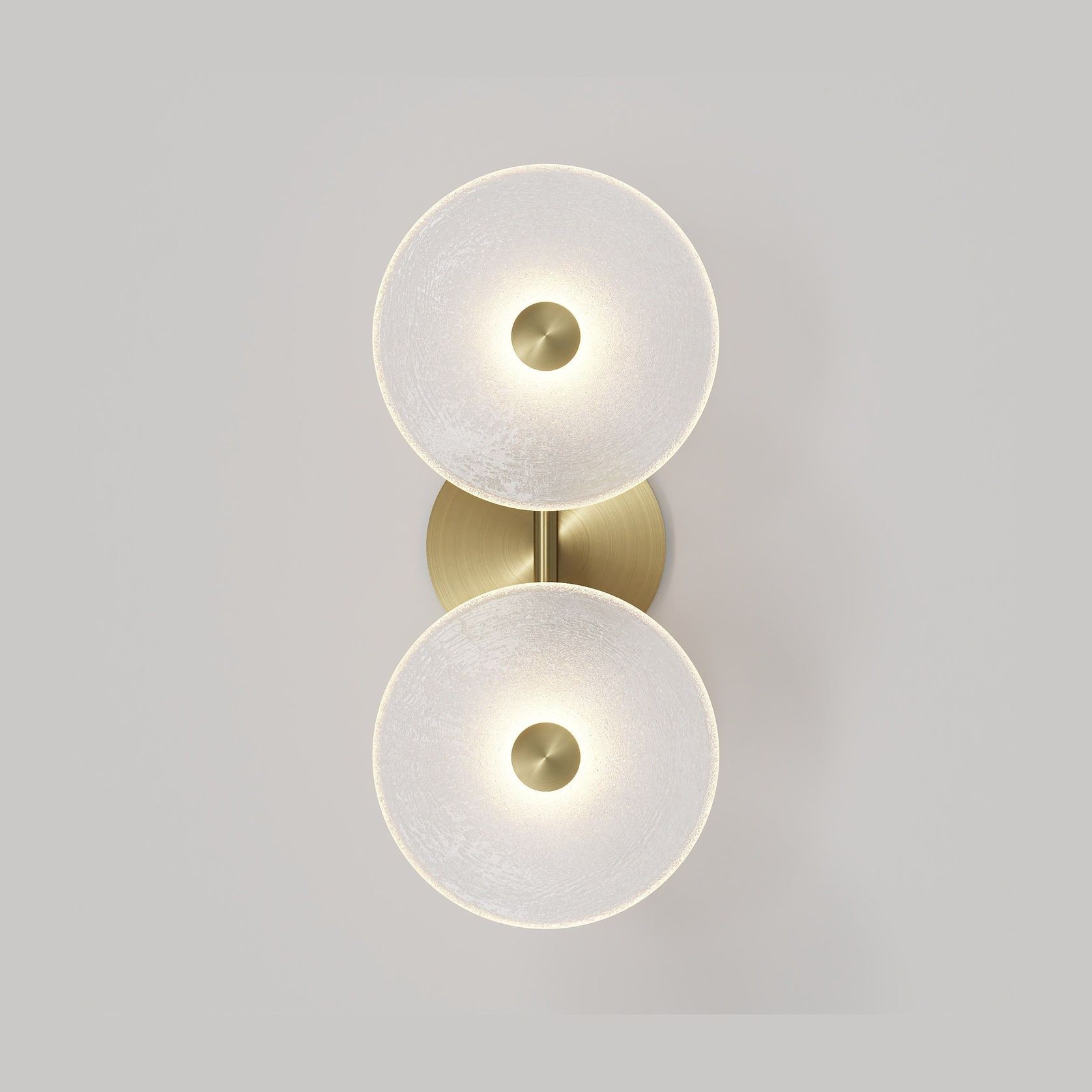 Coral Duo Rod Wall Light - (Centered) gallery detail image