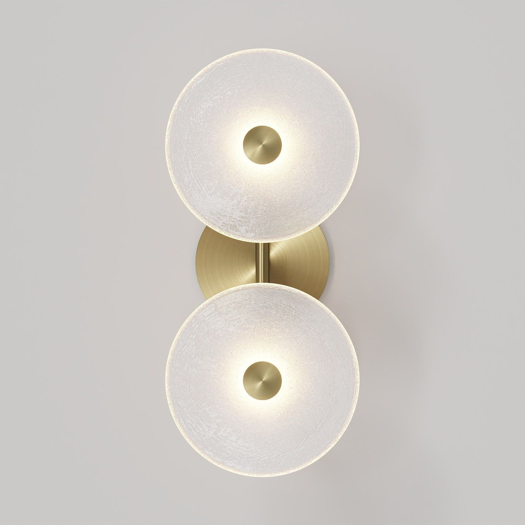 Coral Duo Rod Wall Light - (Centered) gallery detail image