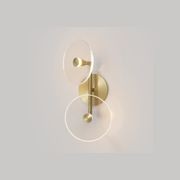 Coral Duo Rod Wall Light - (Off-Centered) gallery detail image