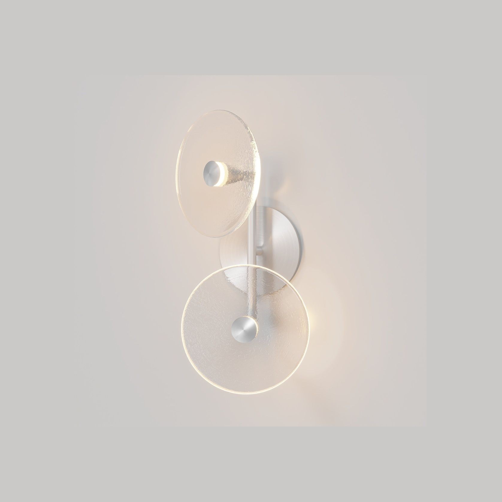 Coral Duo Rod Wall Light - (Off-Centered) gallery detail image