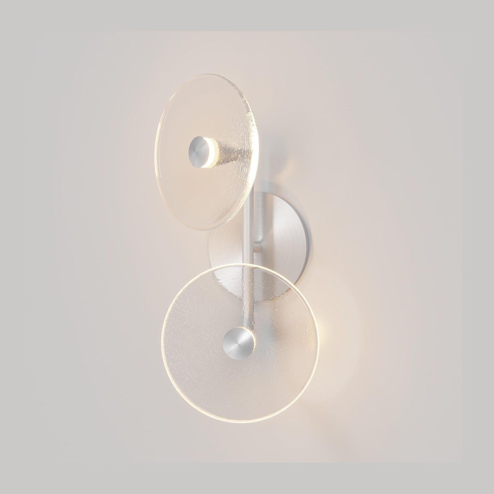 Coral Duo Rod Wall Light - (Off-Centered) gallery detail image