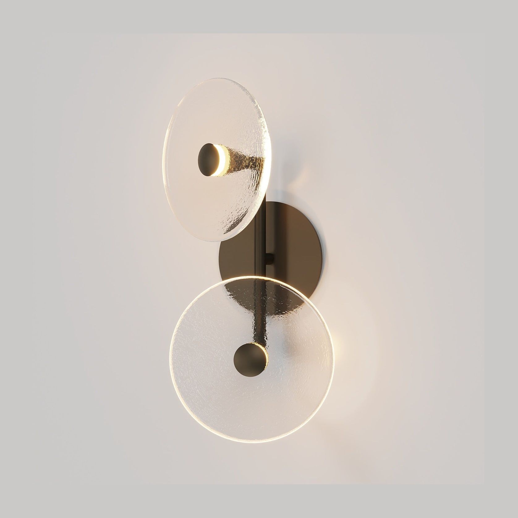 Coral Duo Rod Wall Light - (Off-Centered) gallery detail image