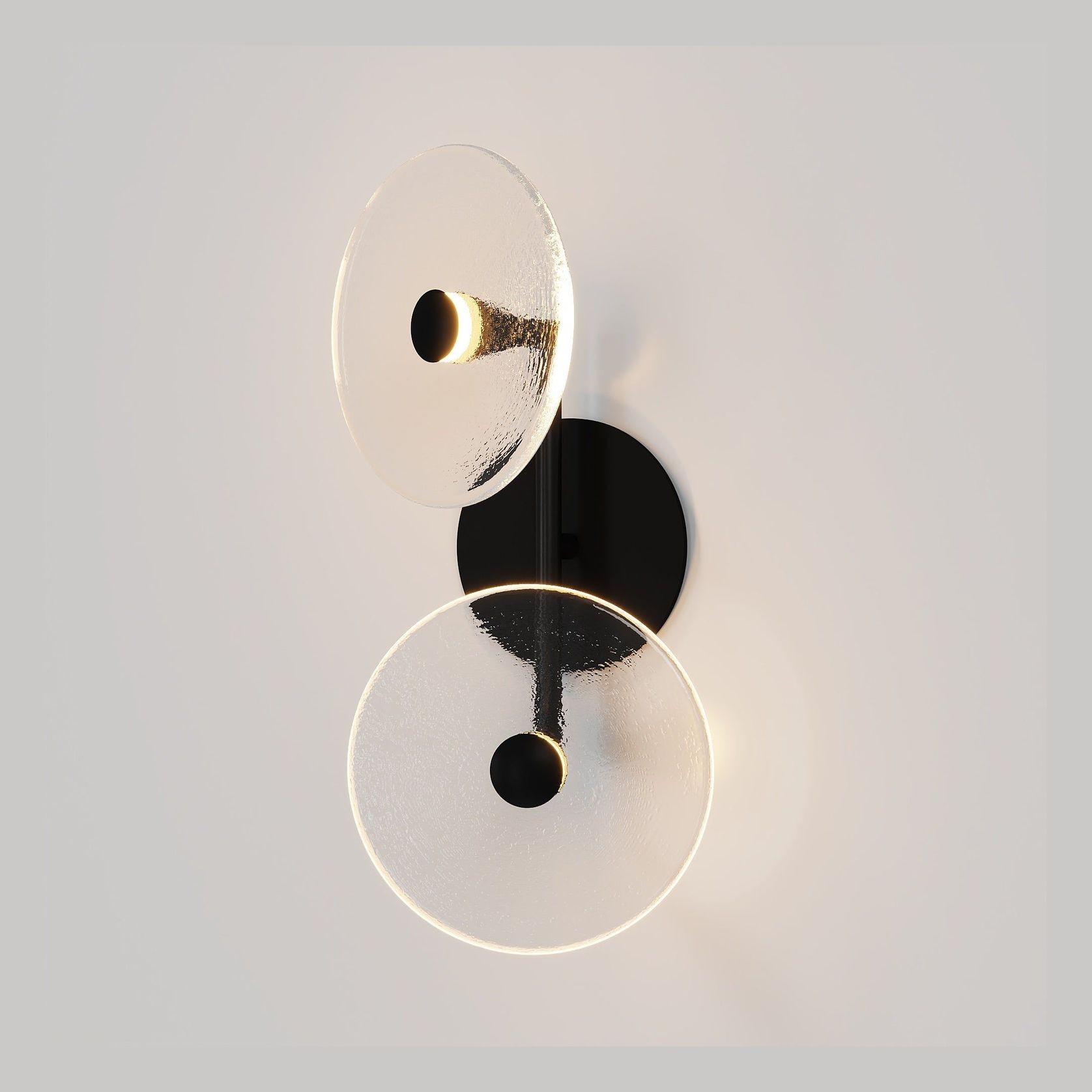 Coral Duo Rod Wall Light - (Off-Centered) gallery detail image
