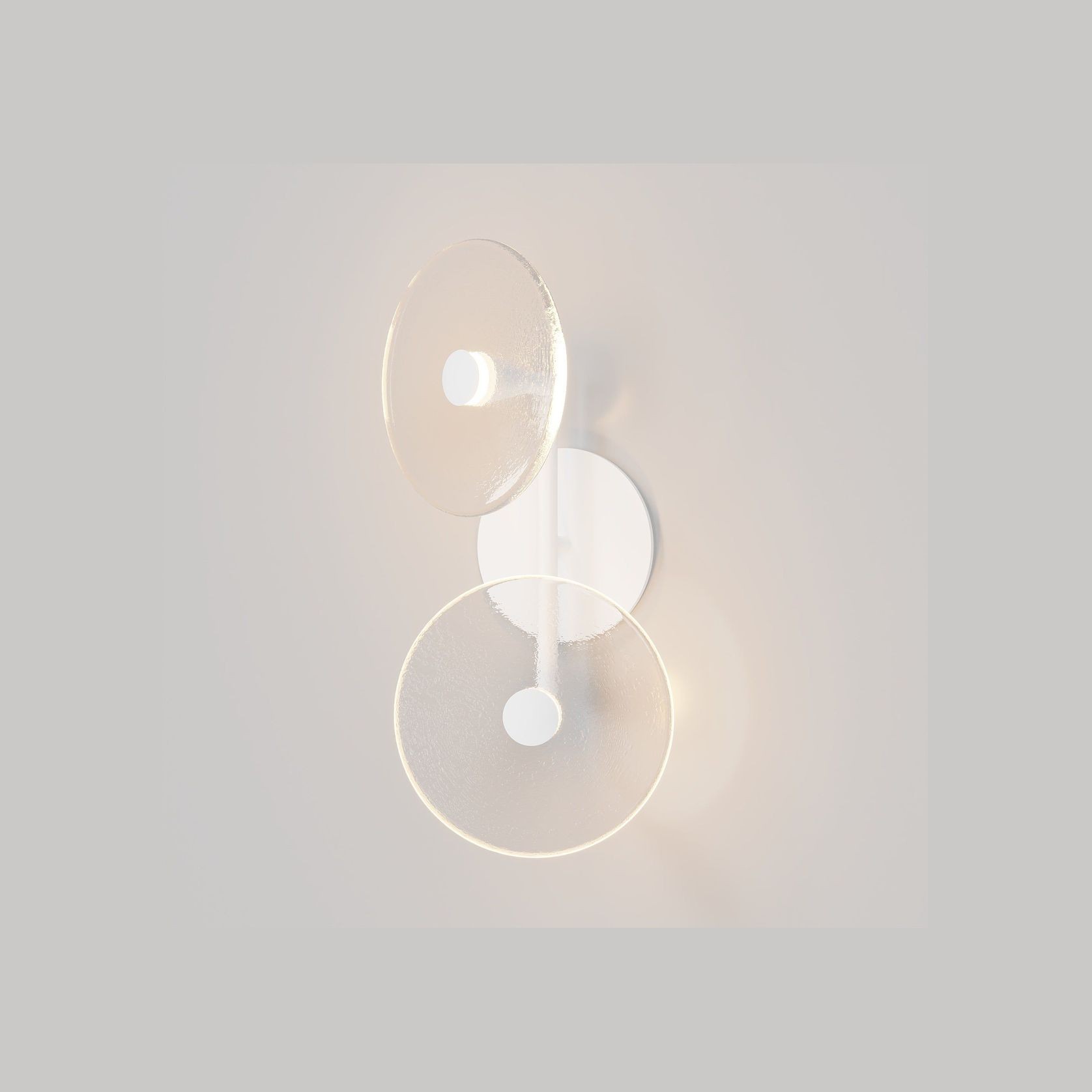 Coral Duo Rod Wall Light - (Off-Centered) gallery detail image