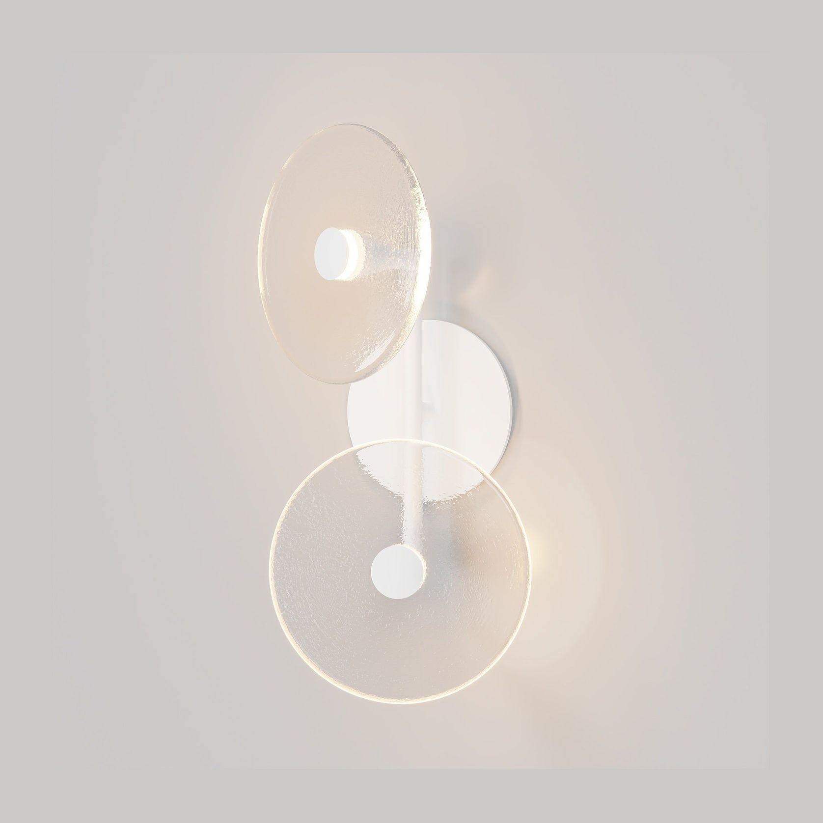 Coral Duo Rod Wall Light - (Off-Centered) gallery detail image