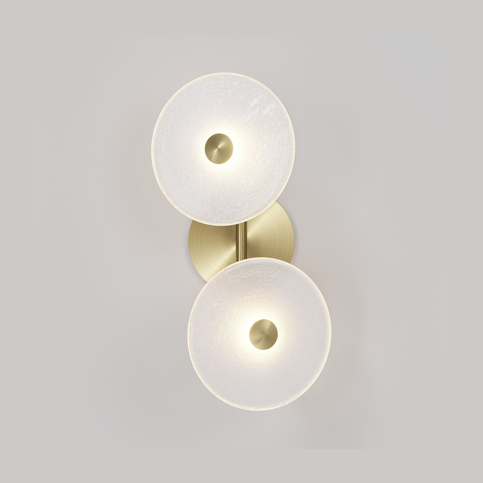 Coral Duo Rod Wall Light - (Off-Centered) gallery detail image