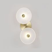 Coral Duo Rod Wall Light - (Off-Centered) gallery detail image