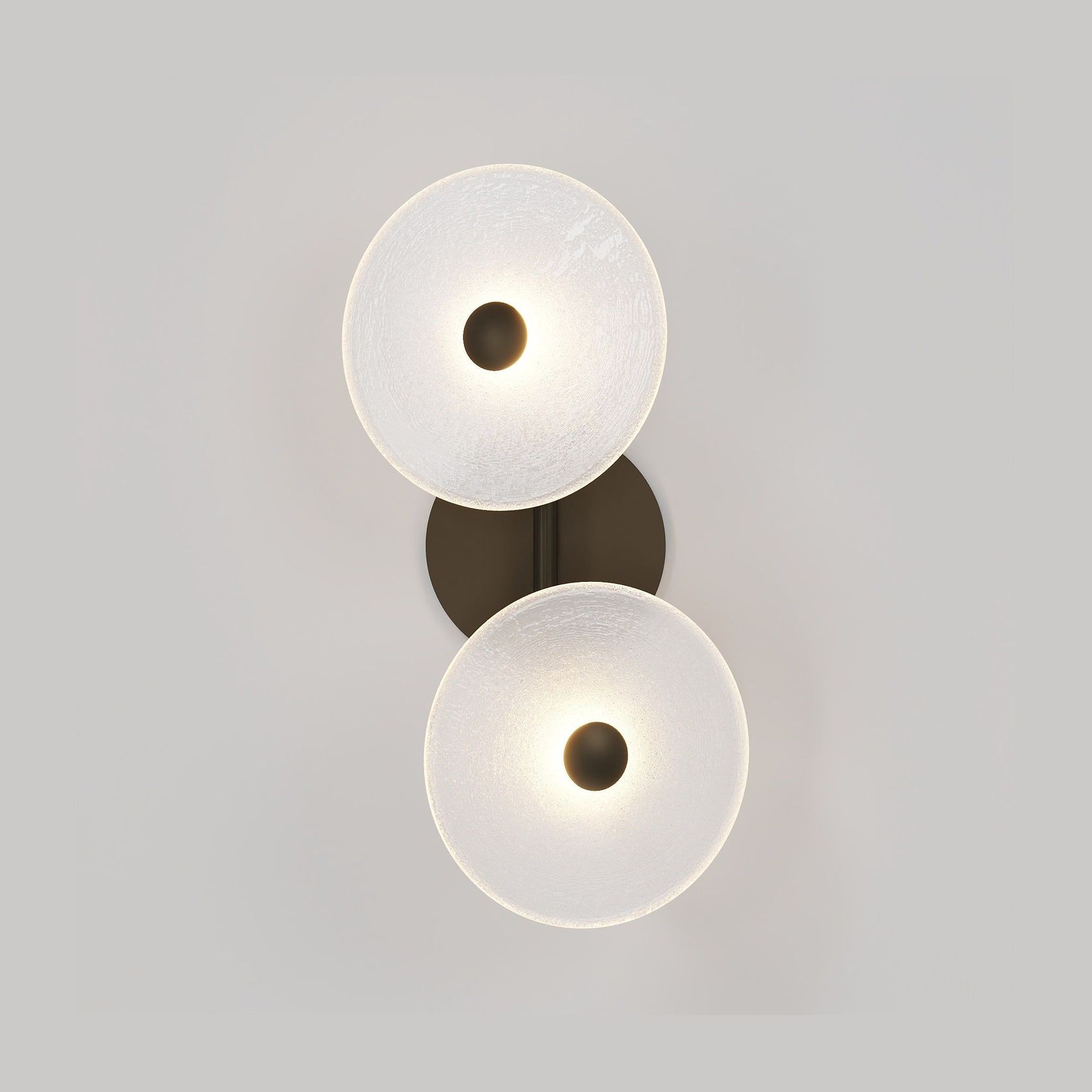 Coral Duo Rod Wall Light - (Off-Centered) gallery detail image