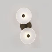 Coral Duo Rod Wall Light - (Off-Centered) gallery detail image