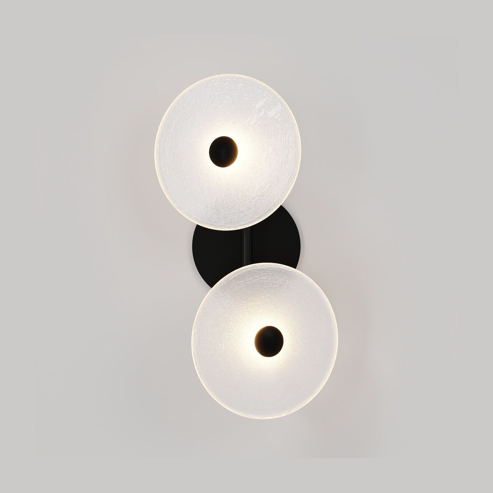 Coral Duo Rod Wall Light - (Off-Centered) gallery detail image