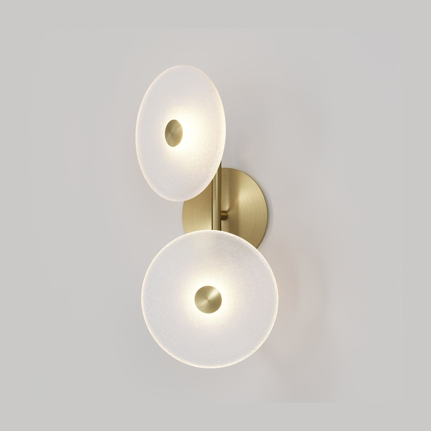 Coral Duo Rod Wall Light - (Off-Centered) gallery detail image