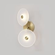 Coral Duo Rod Wall Light - (Off-Centered) gallery detail image