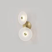 Coral Duo Rod Wall Light - (Off-Centered) gallery detail image