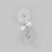 Coral Duo Rod Wall Light - (Off-Centered) gallery detail image
