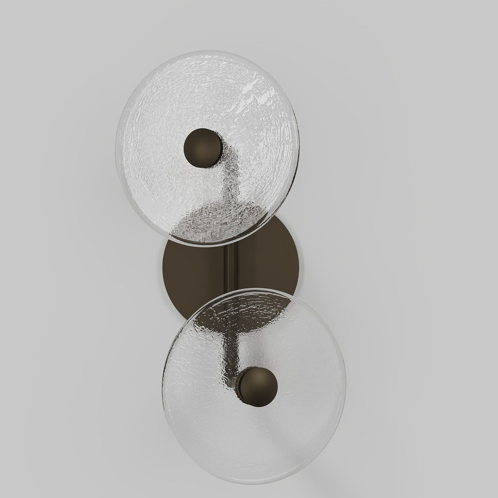 Coral Duo Rod Wall Light - (Off-Centered) gallery detail image