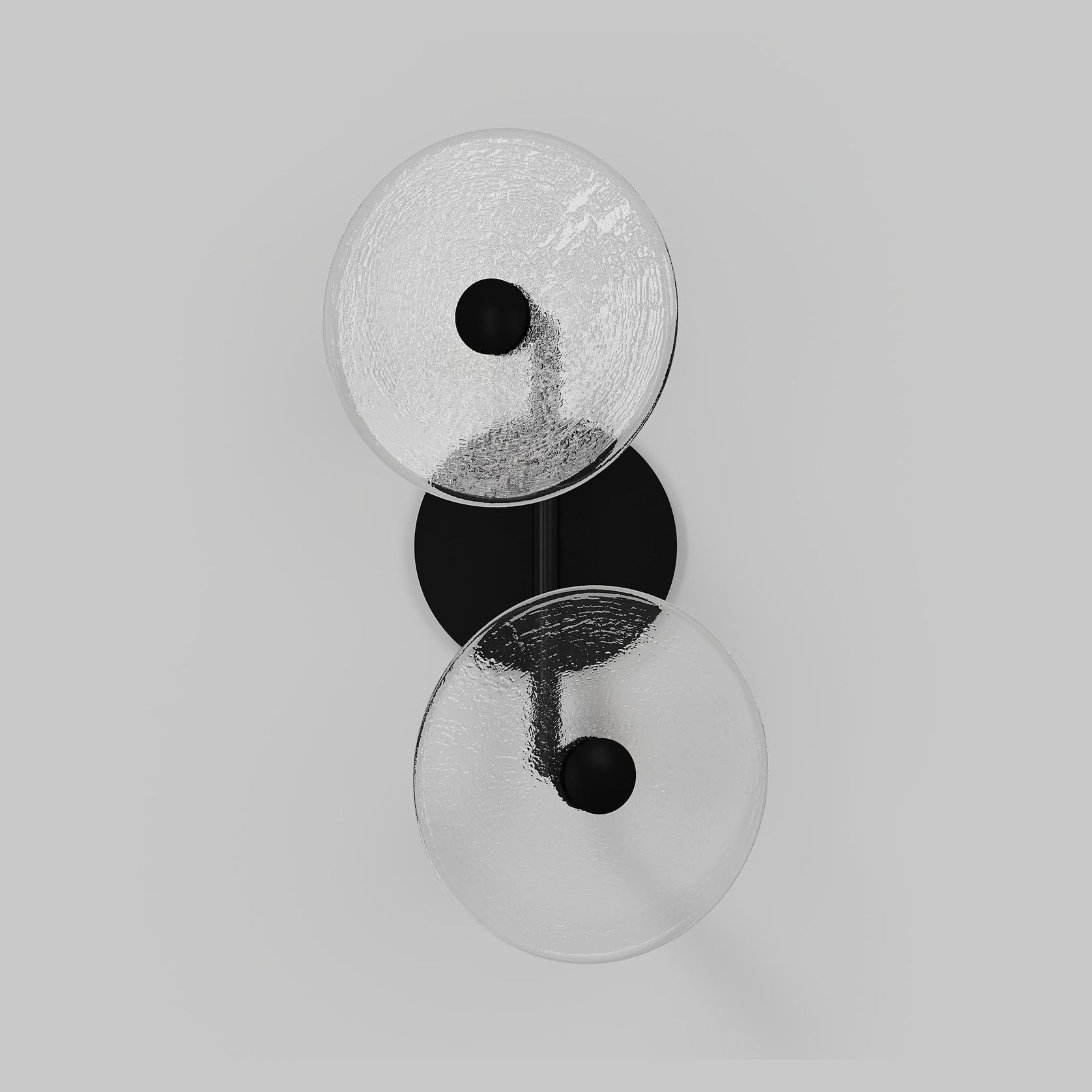 Coral Duo Rod Wall Light - (Off-Centered) gallery detail image