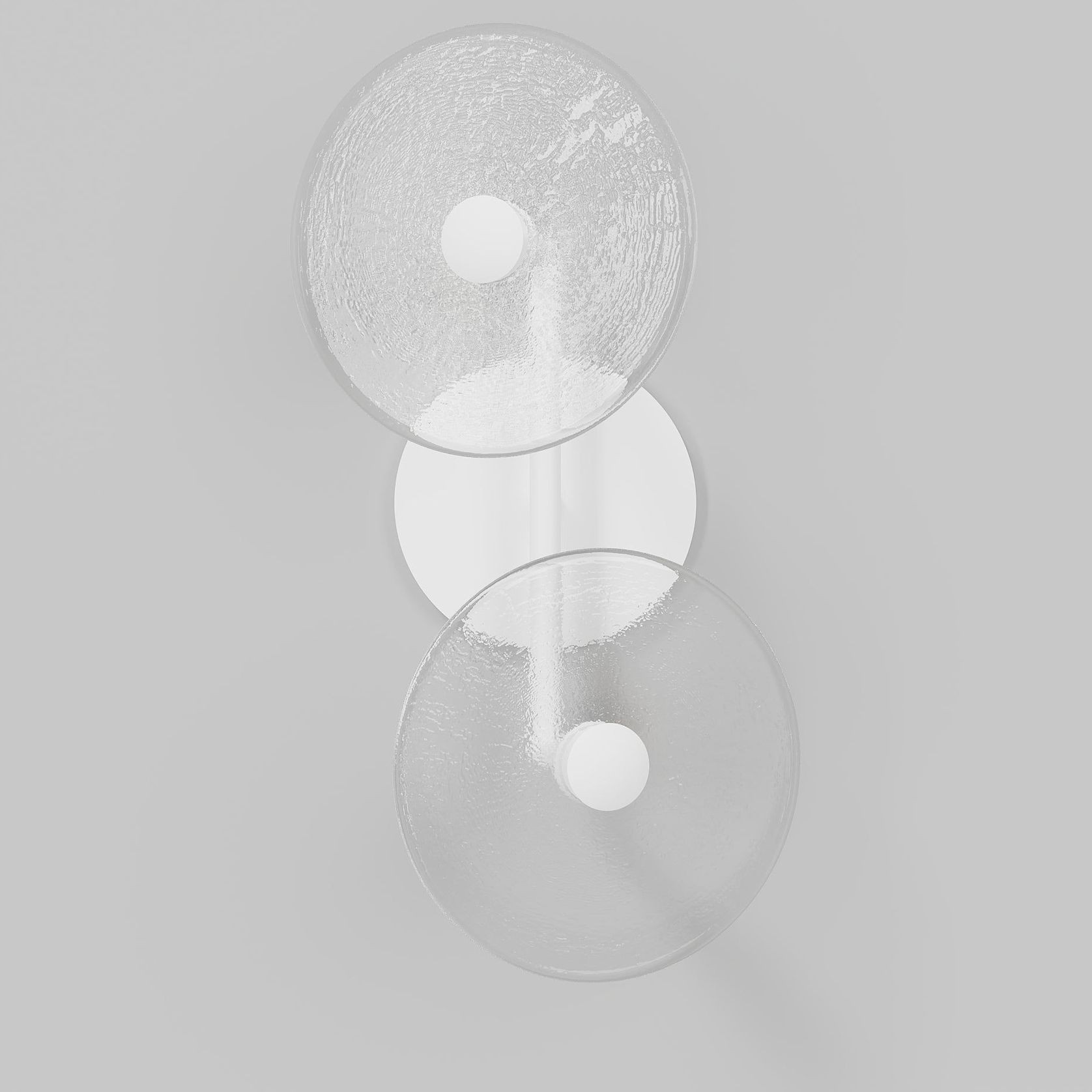 Coral Duo Rod Wall Light - (Off-Centered) gallery detail image