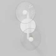 Coral Duo Rod Wall Light - (Off-Centered) gallery detail image