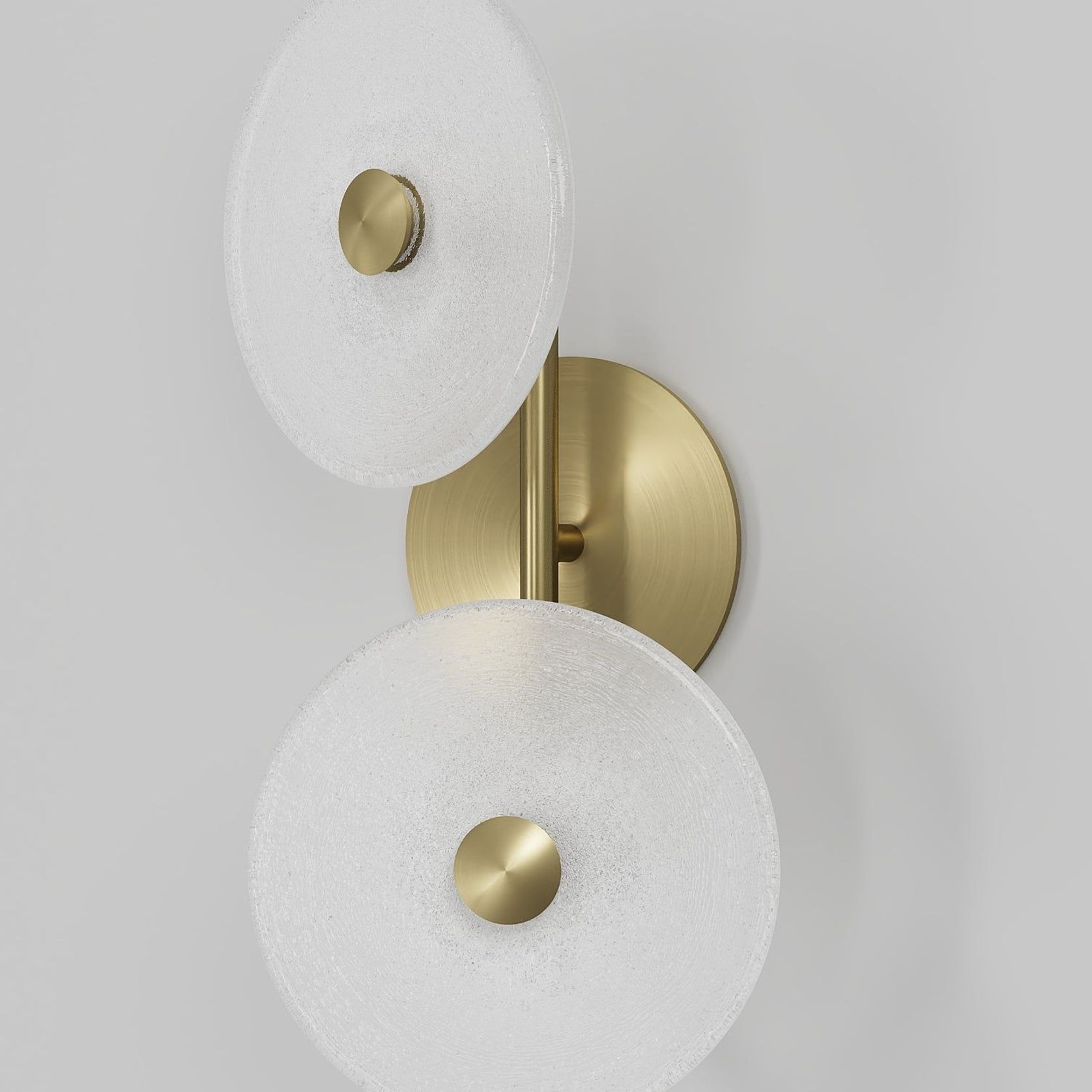 Coral Duo Rod Wall Light - (Off-Centered) gallery detail image