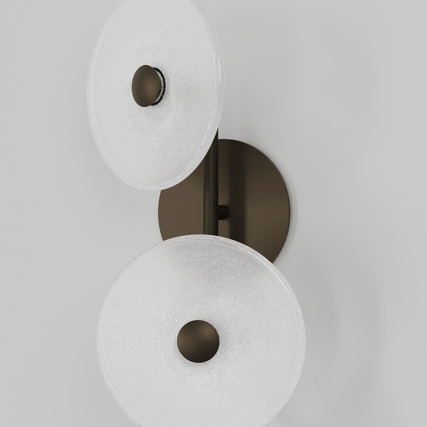 Coral Duo Rod Wall Light - (Off-Centered) gallery detail image