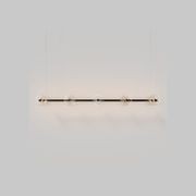 Coral Linear Bar Pendant - Clear Glass gallery detail image
