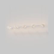Coral Linear Bar Pendant - Clear Glass gallery detail image