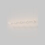 Coral Linear Bar Pendant - Clear Glass gallery detail image