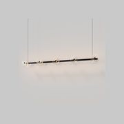 Coral Linear Bar Pendant - Clear Glass gallery detail image
