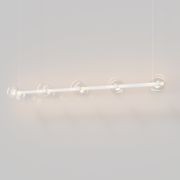 Coral Linear Bar Pendant - Clear Glass gallery detail image