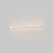 Coral Linear Bar Pendant - Clear Glass gallery detail image