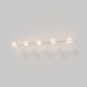 Coral Linear Bar Pendant - Frosted Glass gallery detail image