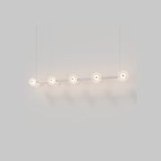 Coral Linear Bar Pendant - Frosted Glass gallery detail image