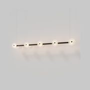 Coral Linear Bar Pendant - Frosted Glass gallery detail image
