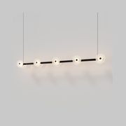 Coral Linear Bar Pendant - Frosted Glass gallery detail image